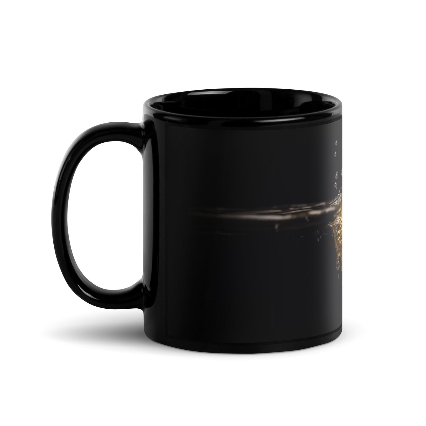 Mug Bitcoin Black Glossy Coffee Mug