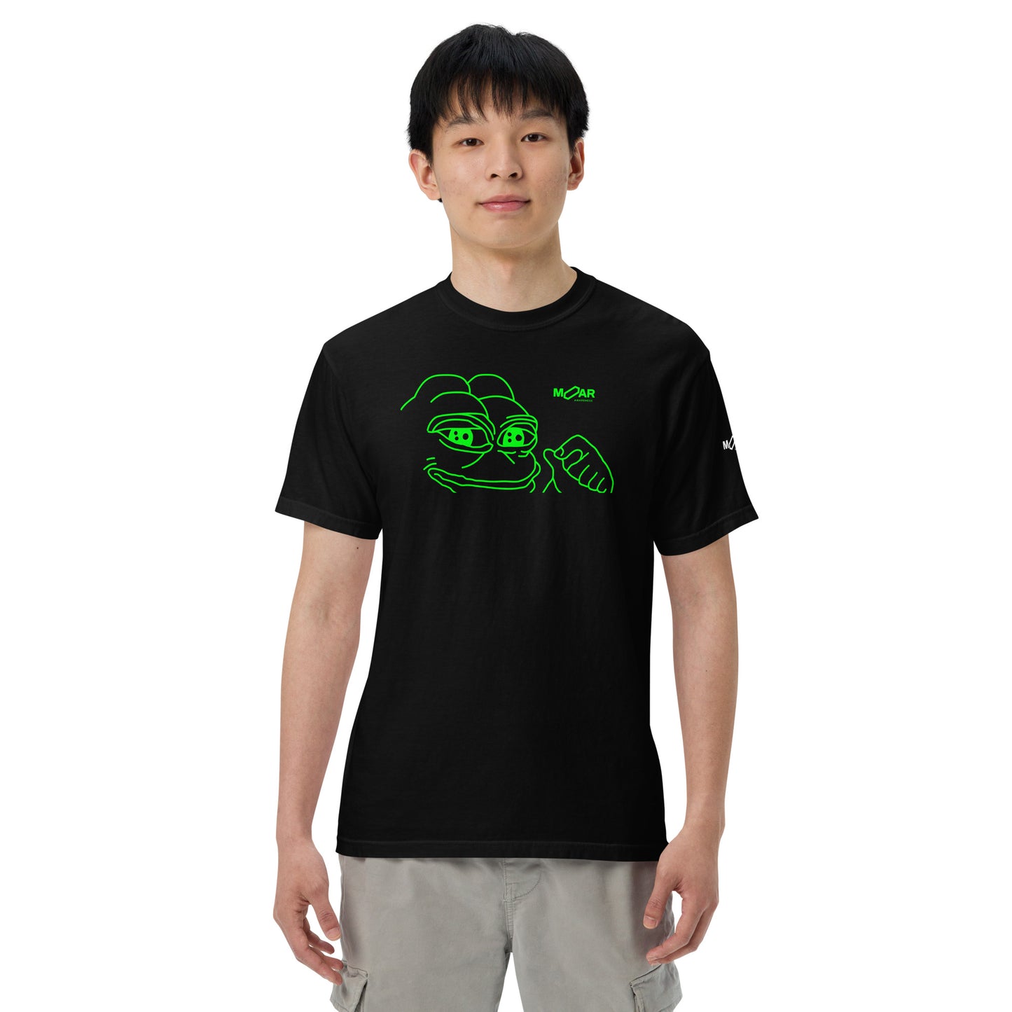 Pepe Crypto Memecoin T-Shirt | MOAR Awareness Crypto Apparel