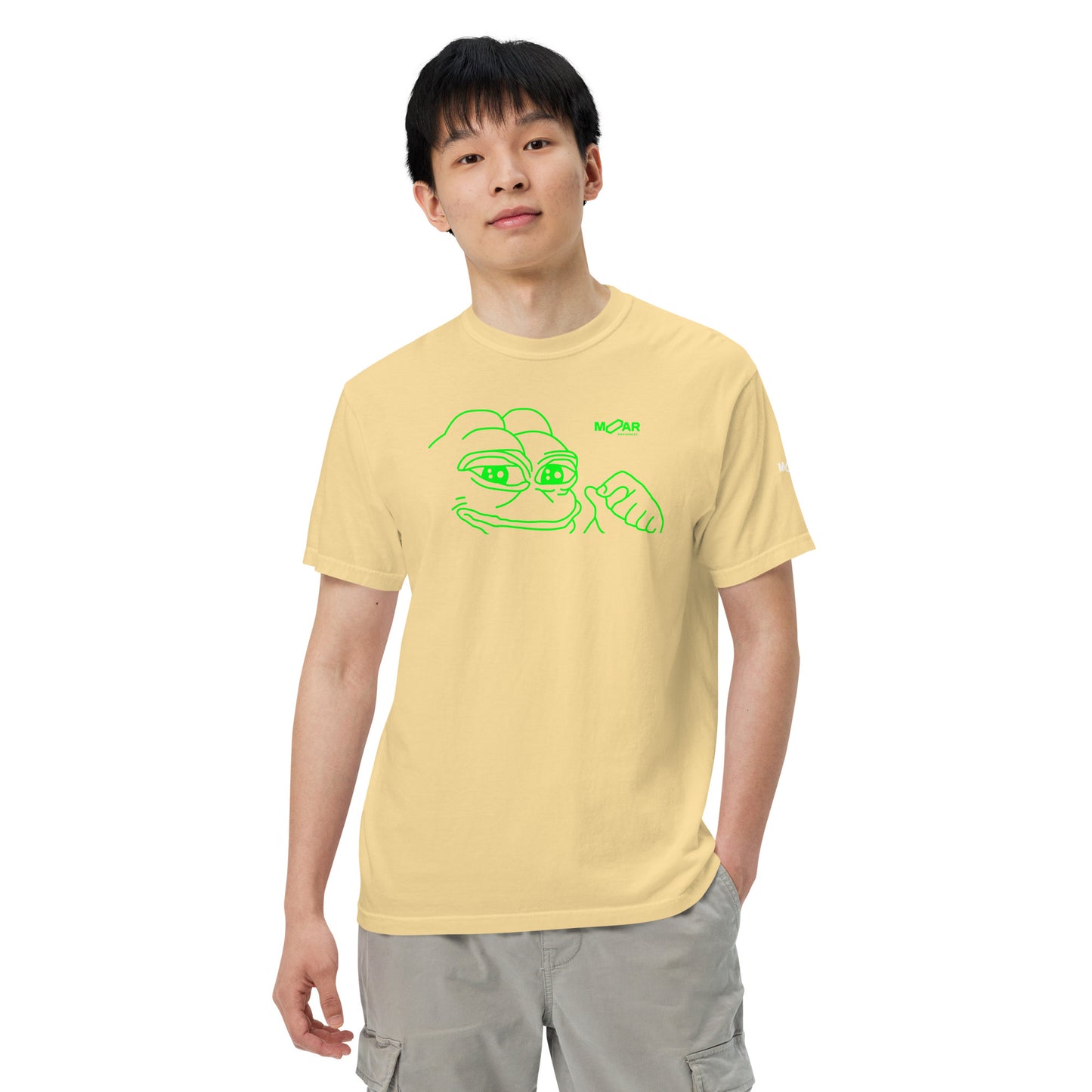 Pepe Crypto Memecoin T-Shirt | MOAR Awareness Crypto Apparel