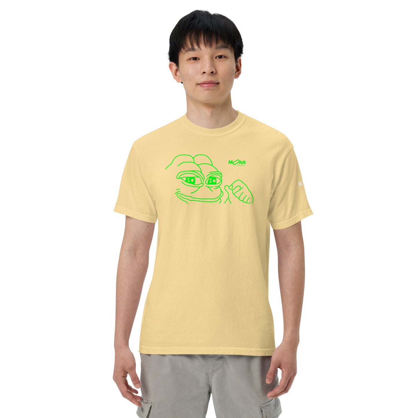 Pepe Crypto Memecoin T-Shirt | MOAR Awareness Crypto Apparel