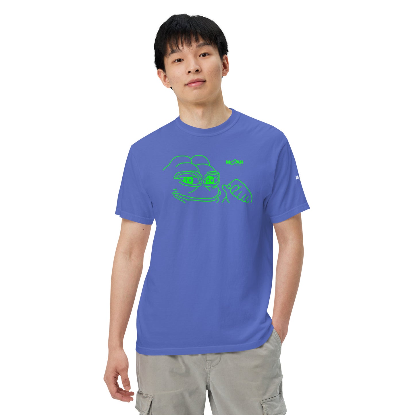 Pepe Crypto Memecoin T-Shirt | MOAR Awareness Crypto Apparel