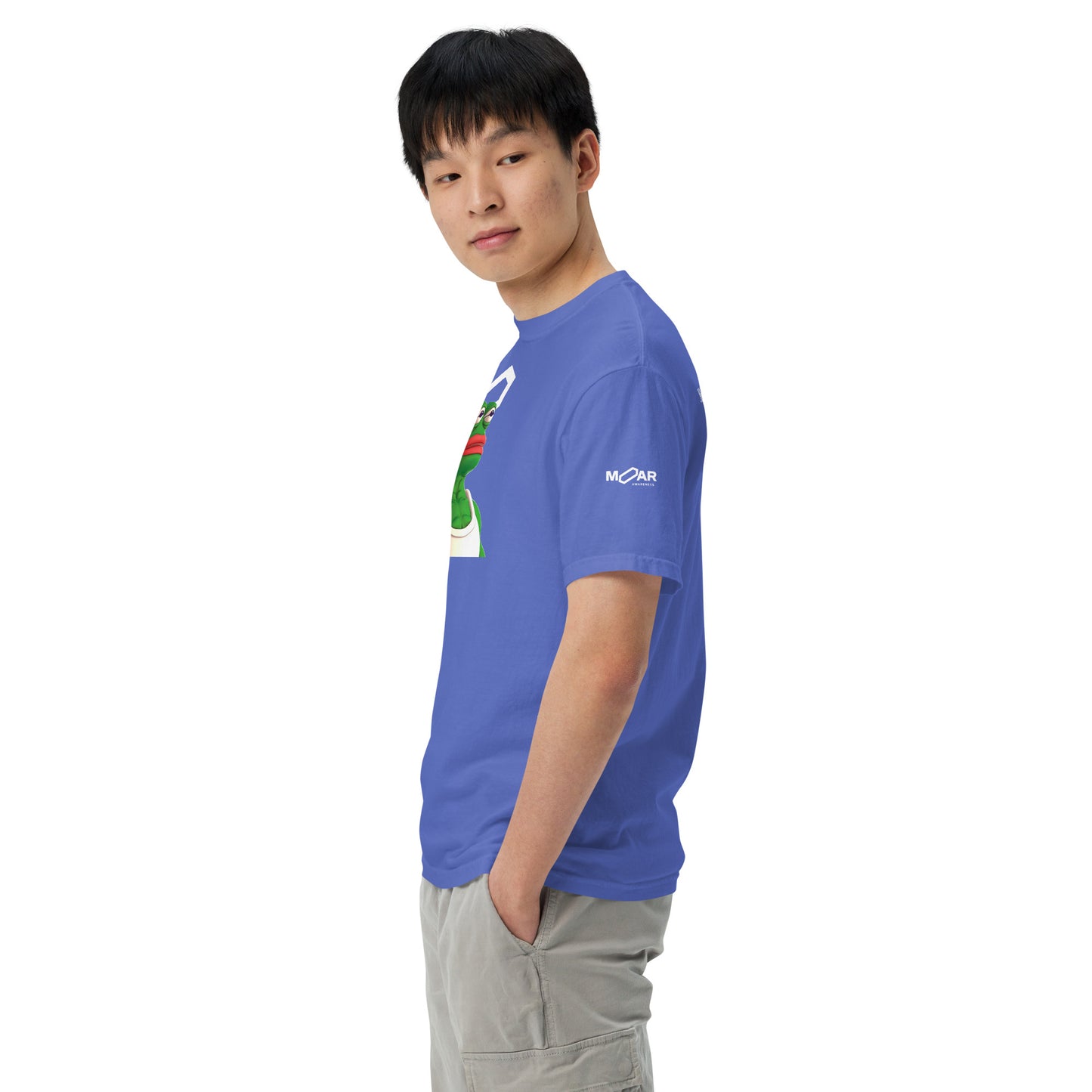 Pepe Crypto Memecoin T-Shirt | MOAR Awareness Crypto Apparel