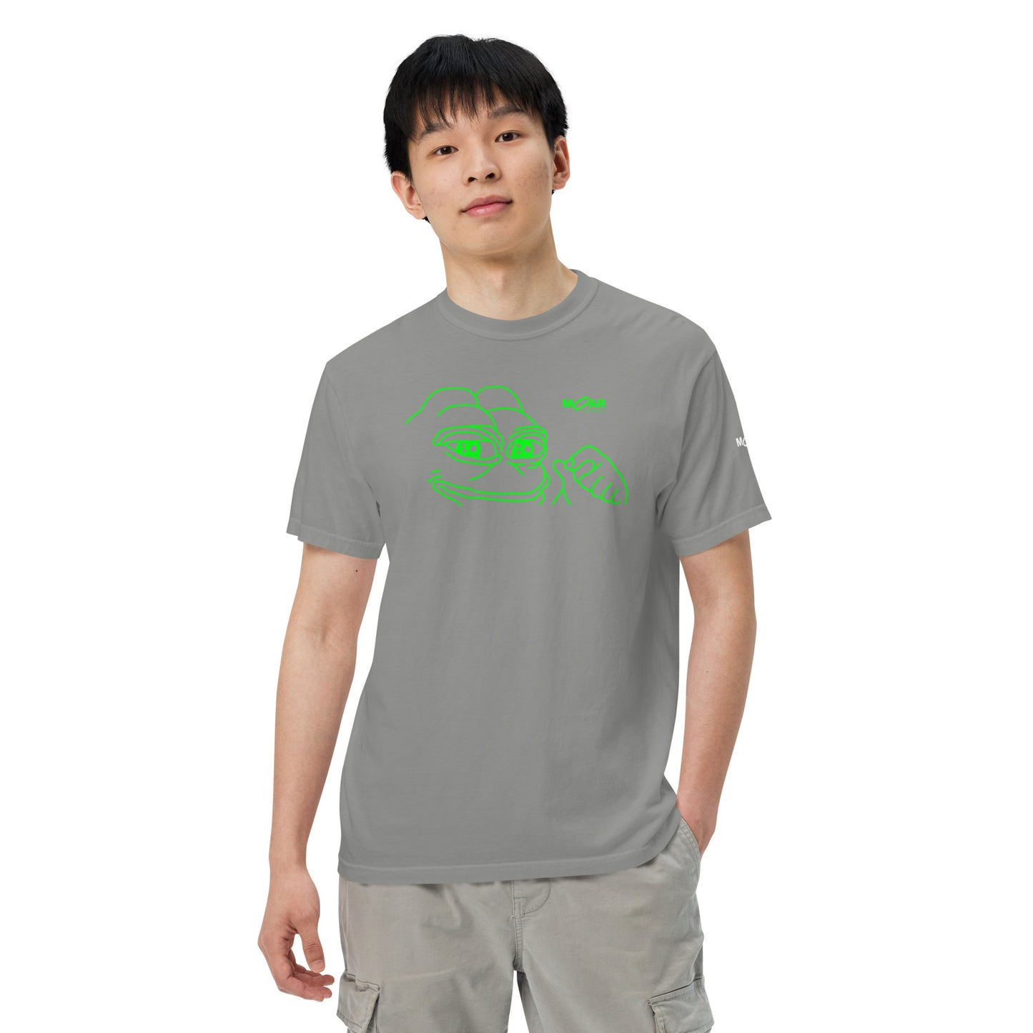 Pepe Crypto Memecoin T-Shirt | MOAR Awareness Crypto Apparel