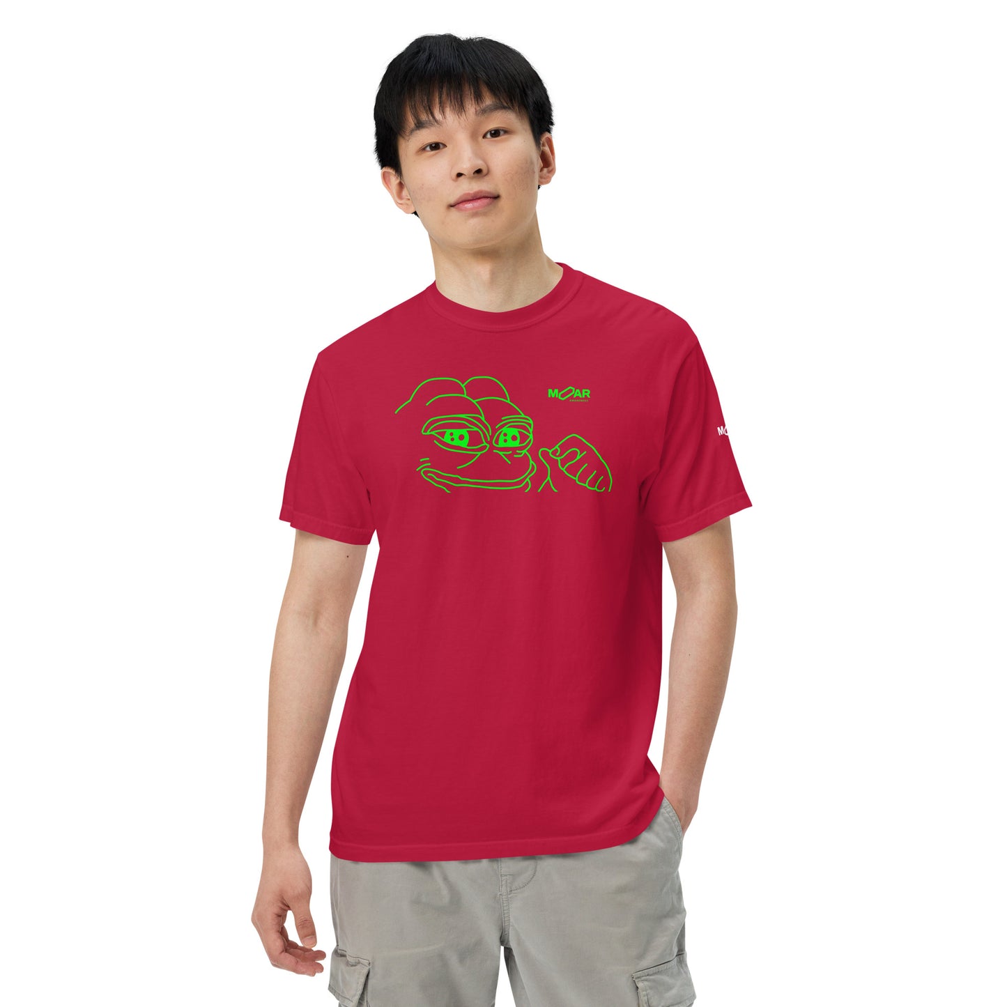 Pepe Crypto Memecoin T-Shirt | MOAR Awareness Crypto Apparel