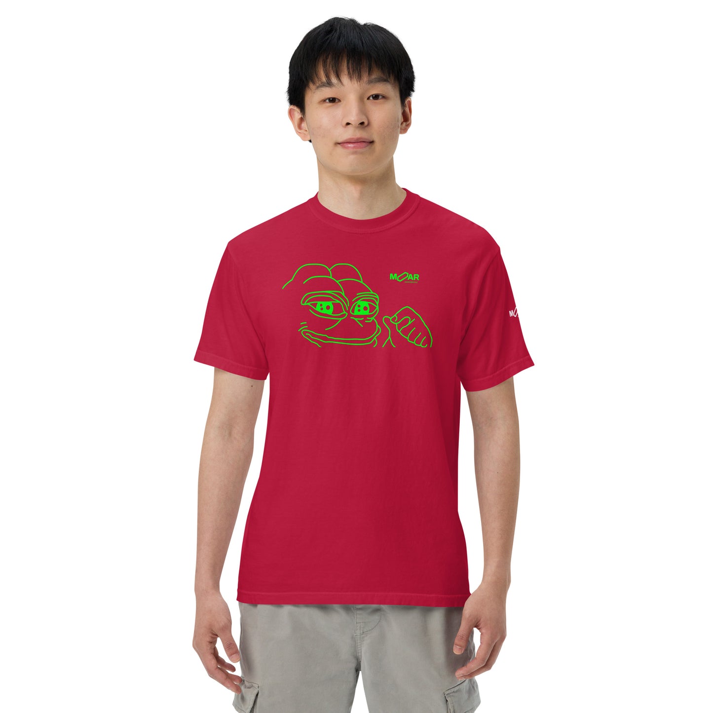Pepe Crypto Memecoin T-Shirt | MOAR Awareness Crypto Apparel