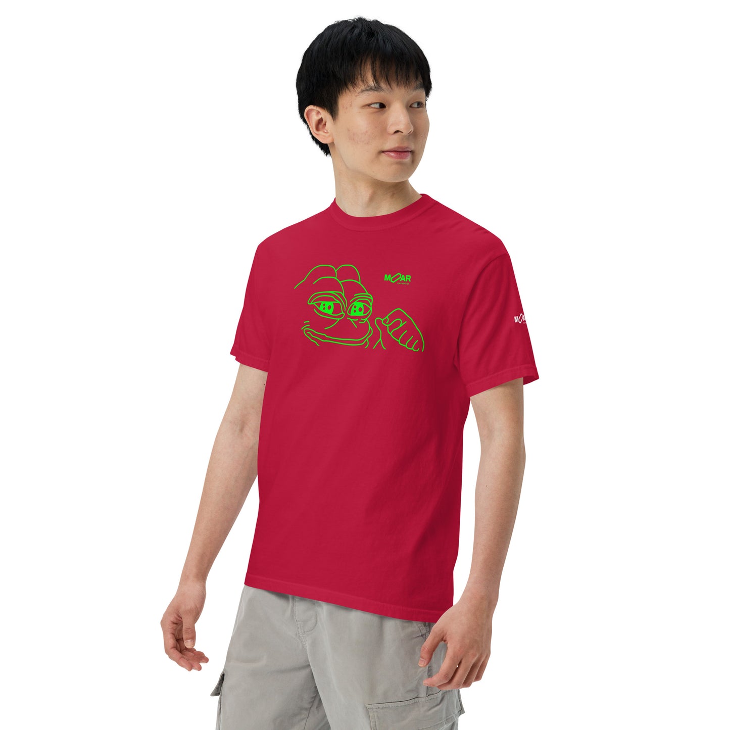 Pepe Crypto Memecoin T-Shirt | MOAR Awareness Crypto Apparel