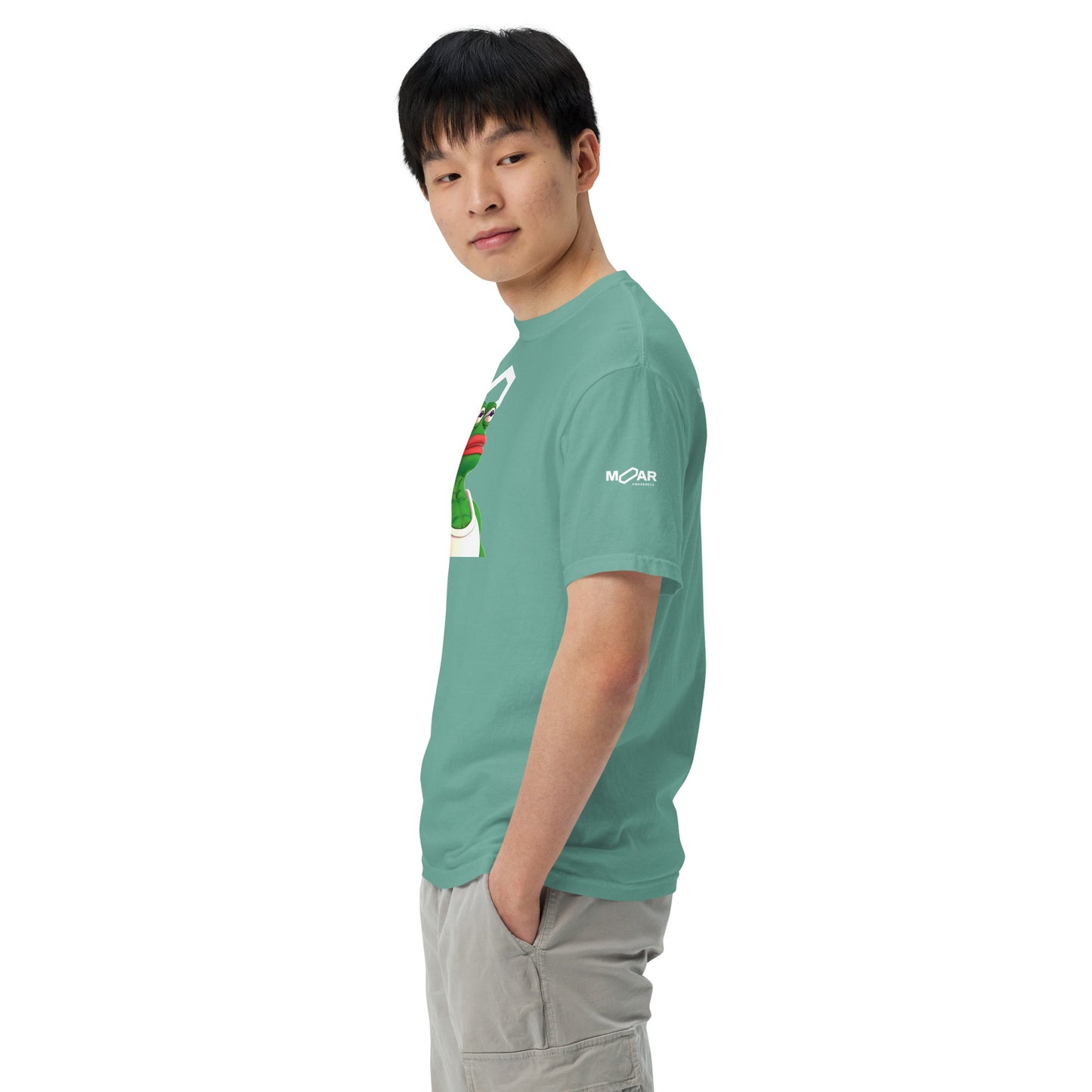 Pepe Crypto Memecoin T-Shirt | MOAR Awareness Crypto Apparel