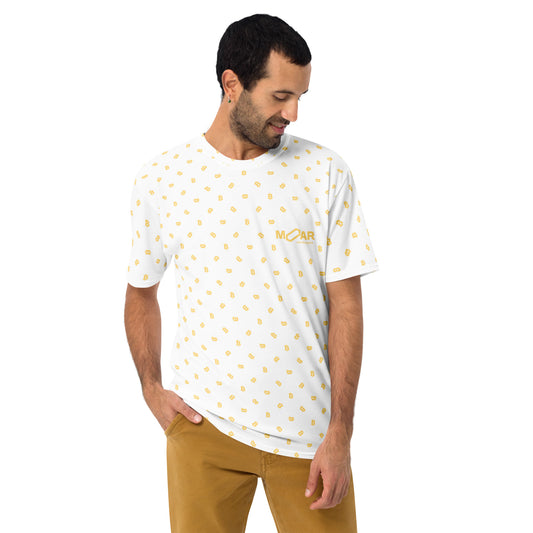 Bitcoin Logo Pattern Shirt | Men's t-shirt & Apparel | Crypto Casey Clothing