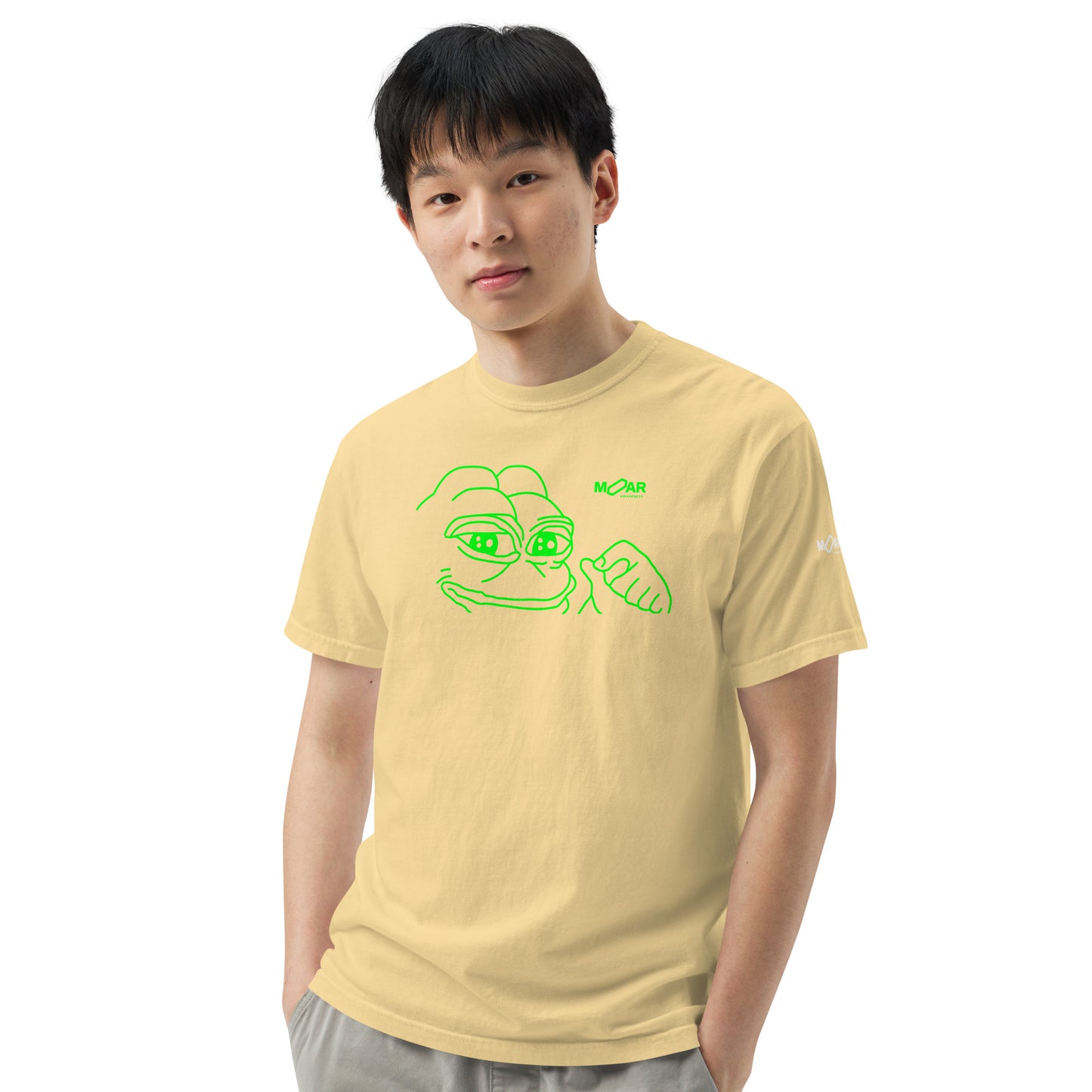 Pepe Crypto Memecoin T-Shirt | MOAR Awareness Crypto Apparel